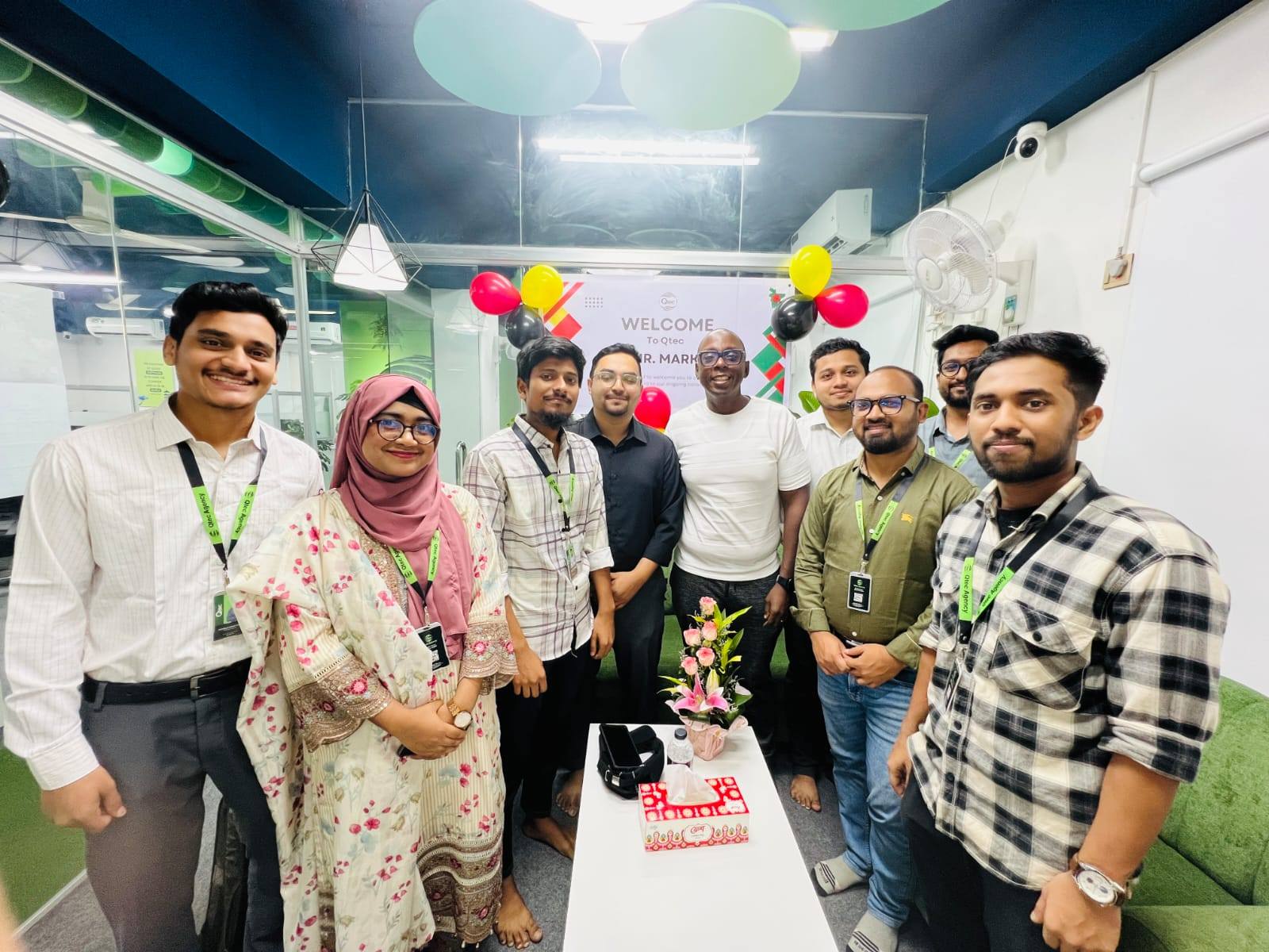 Welcoming Our African Client at Our Office